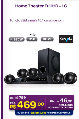 Home Theater Full HD - LG